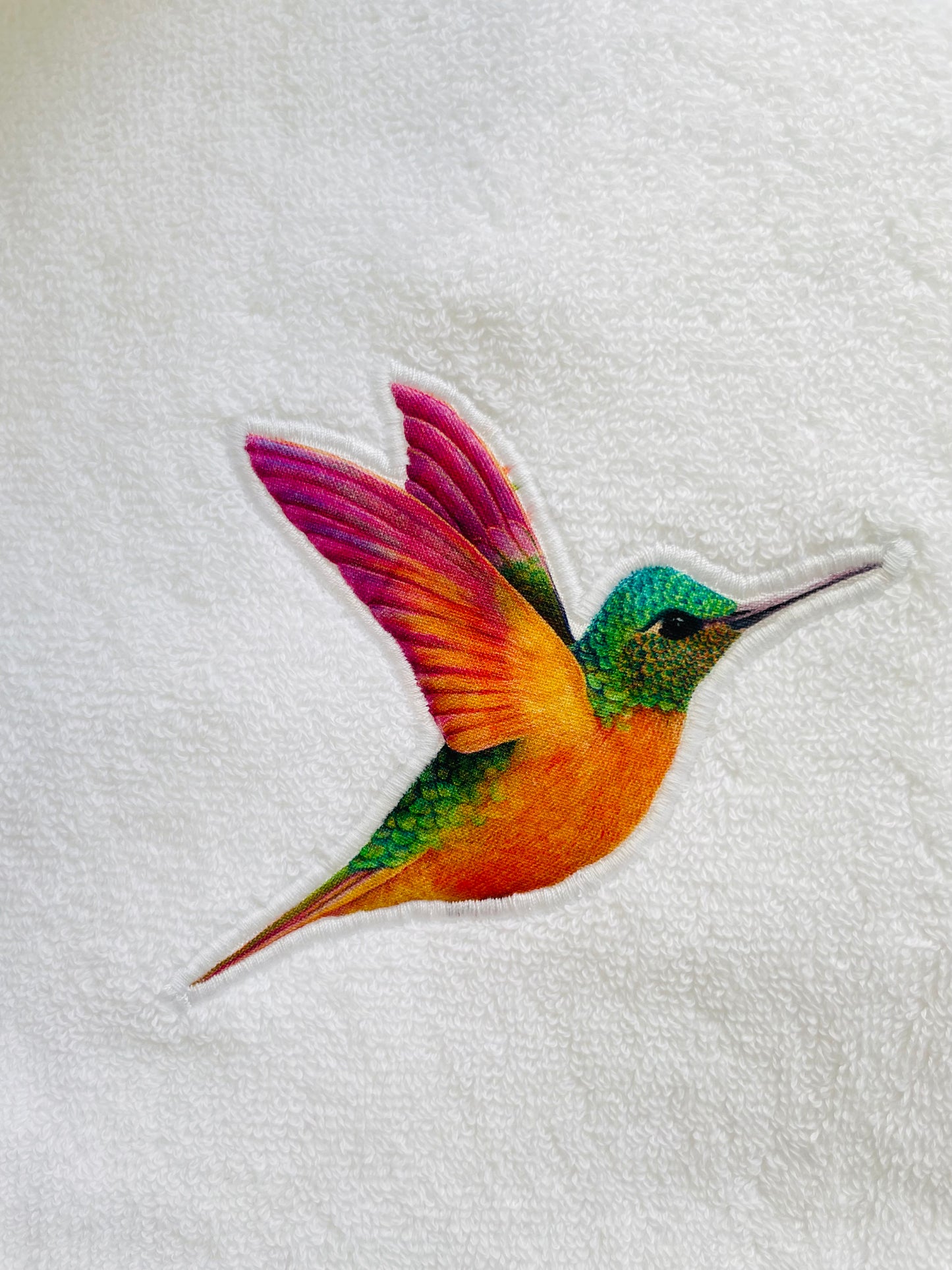 JUEGO DE TOALLAS COLIBRÍ (INCLUYE PISO)
