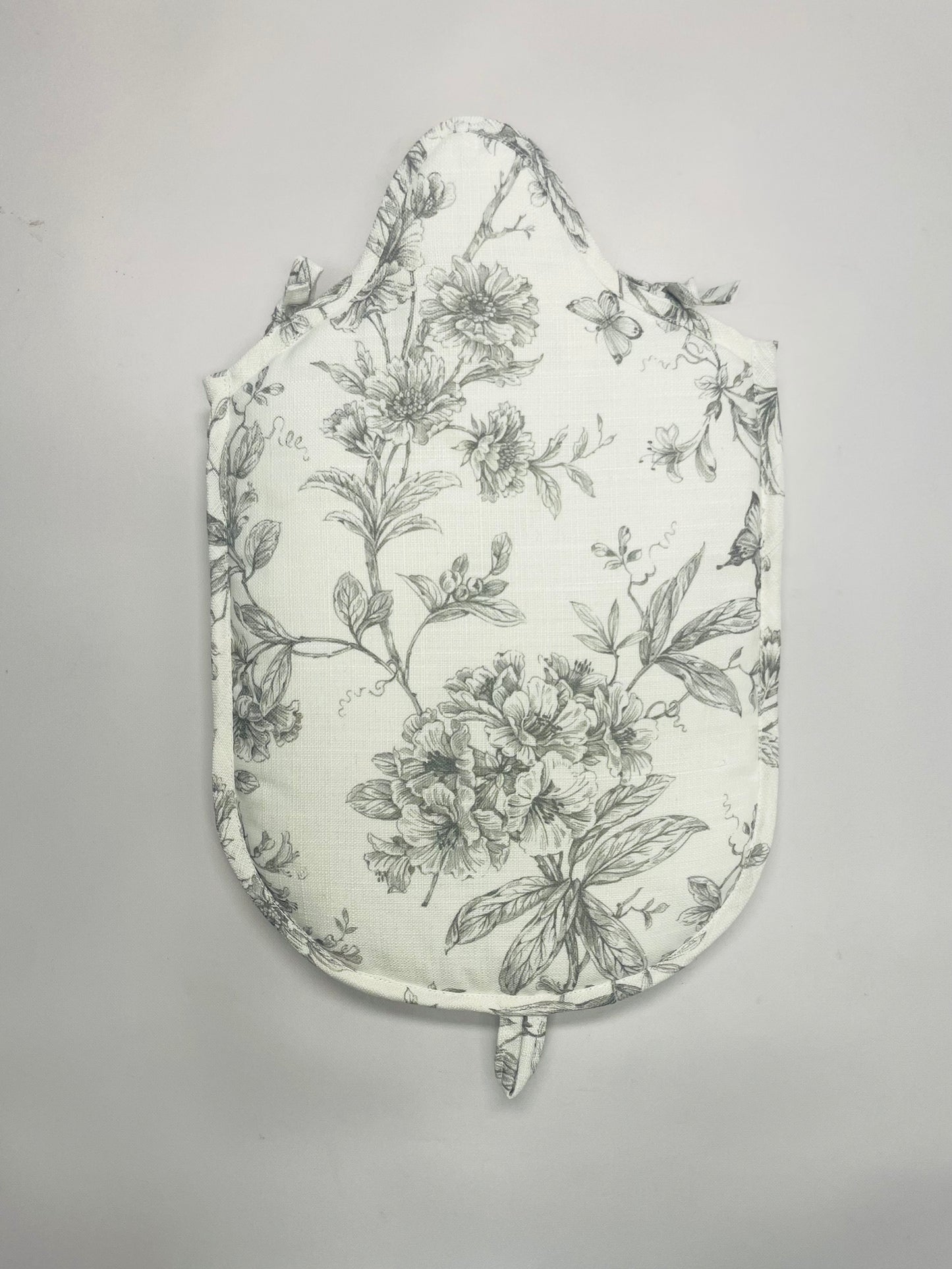 FUNDA GUATERO FLOR GRIS