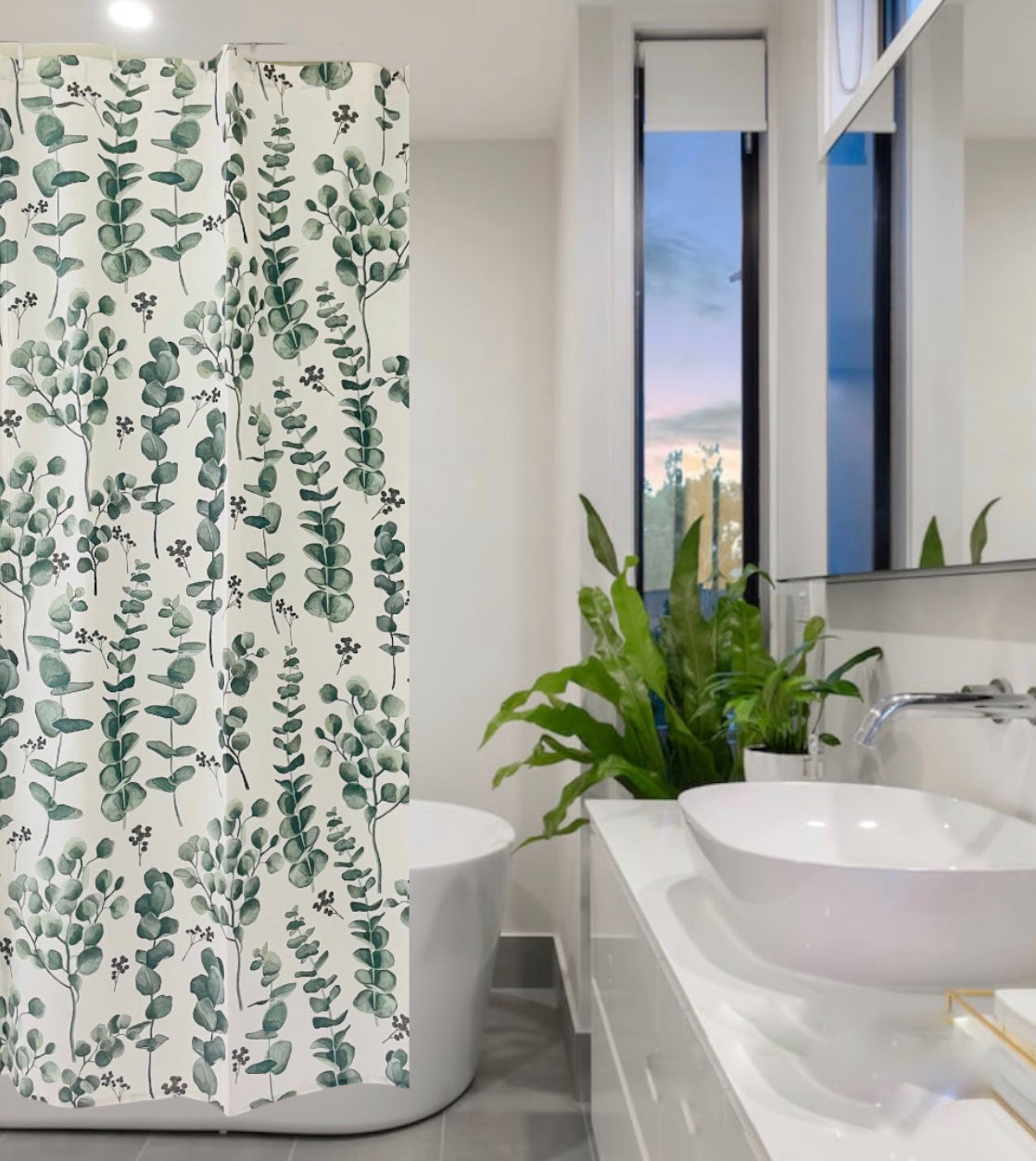 CORTINA DE BAÑO EUCALIPTU
