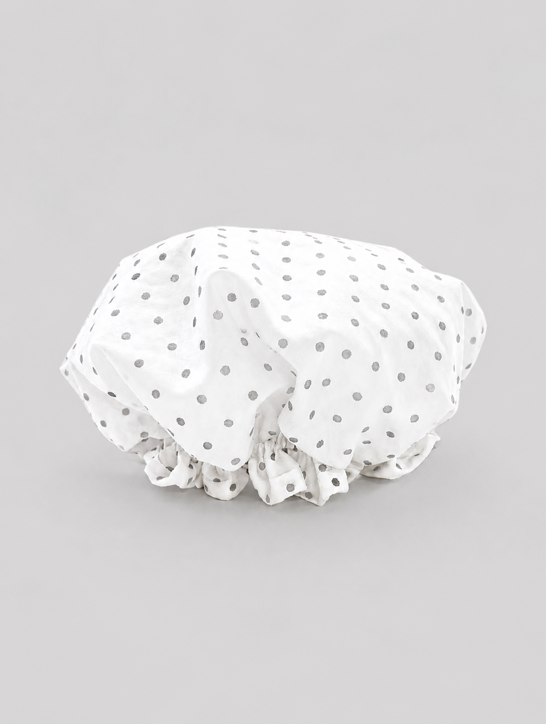 GORRA DE BAÑO PUNTOS GRIS