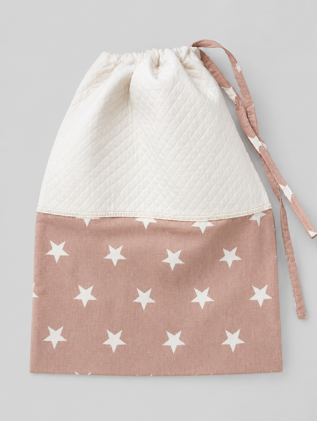 BOLSA GÉNERO ESTRELLAS ROSA