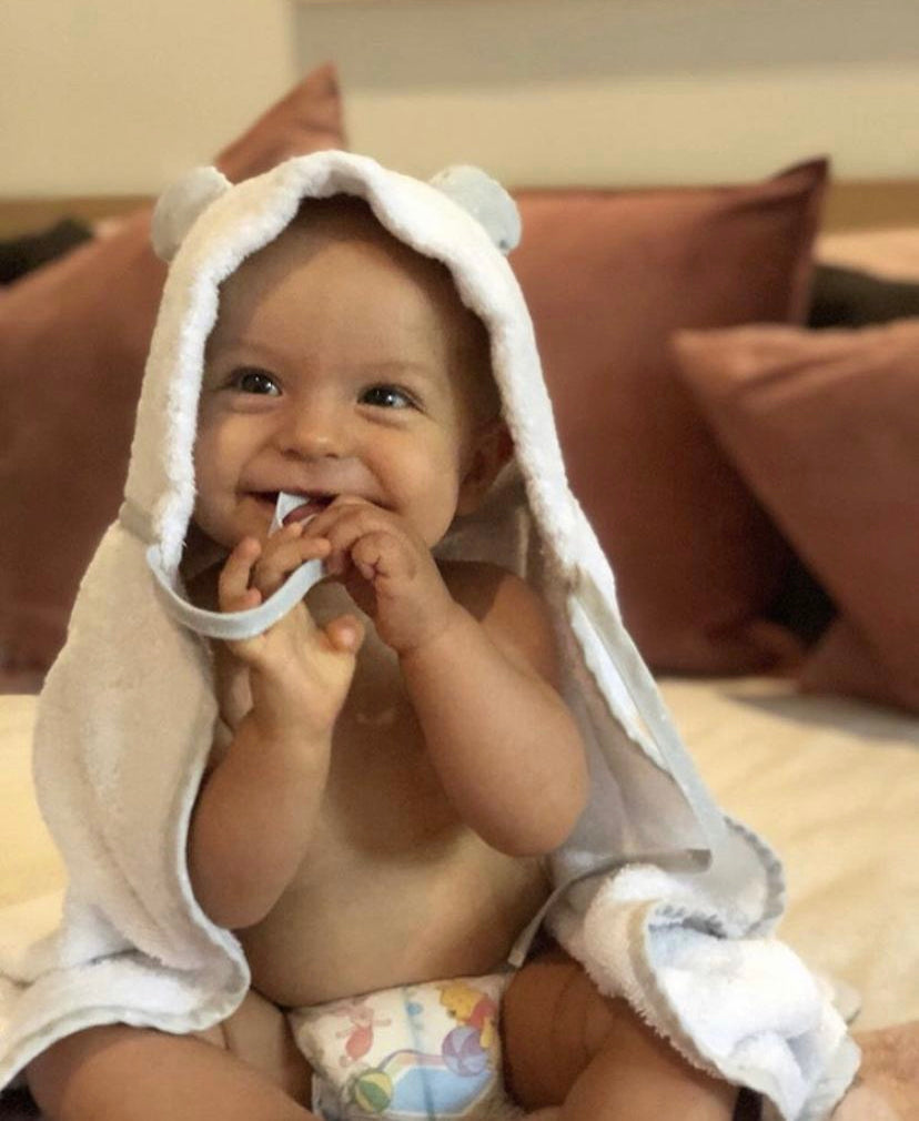 TOALLA OREJAS FLOR ANA