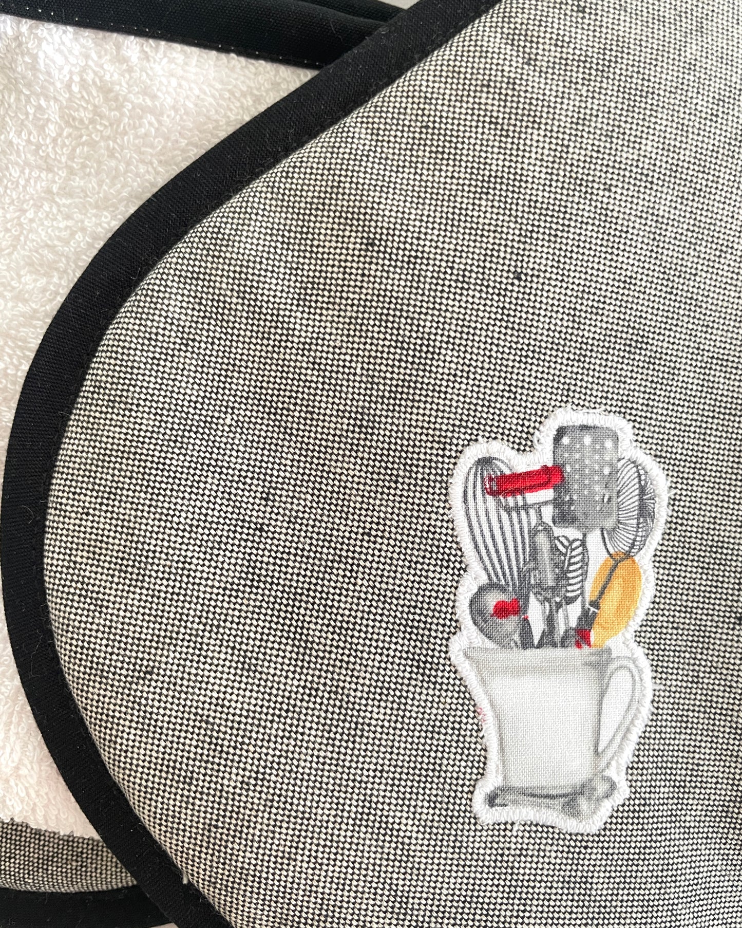 SET PAÑO DE COCINA CON TOMA OLLAS ESPU