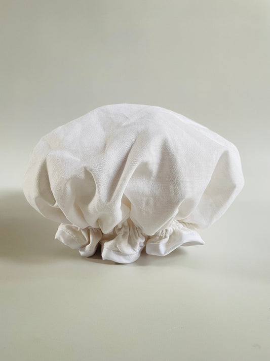 GORRA DE BAÑO LINO BLANCO