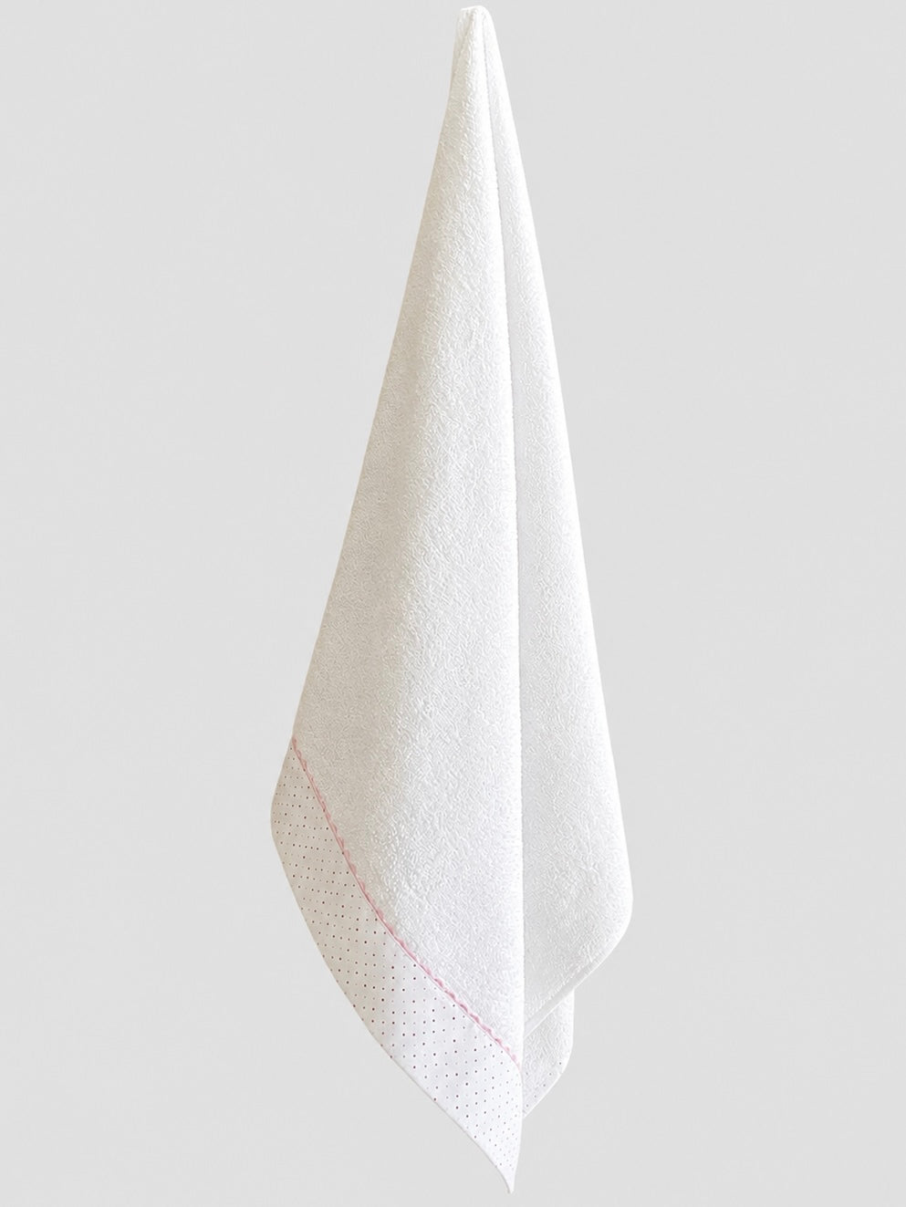TOALLA PUNTOS ROSA CELE