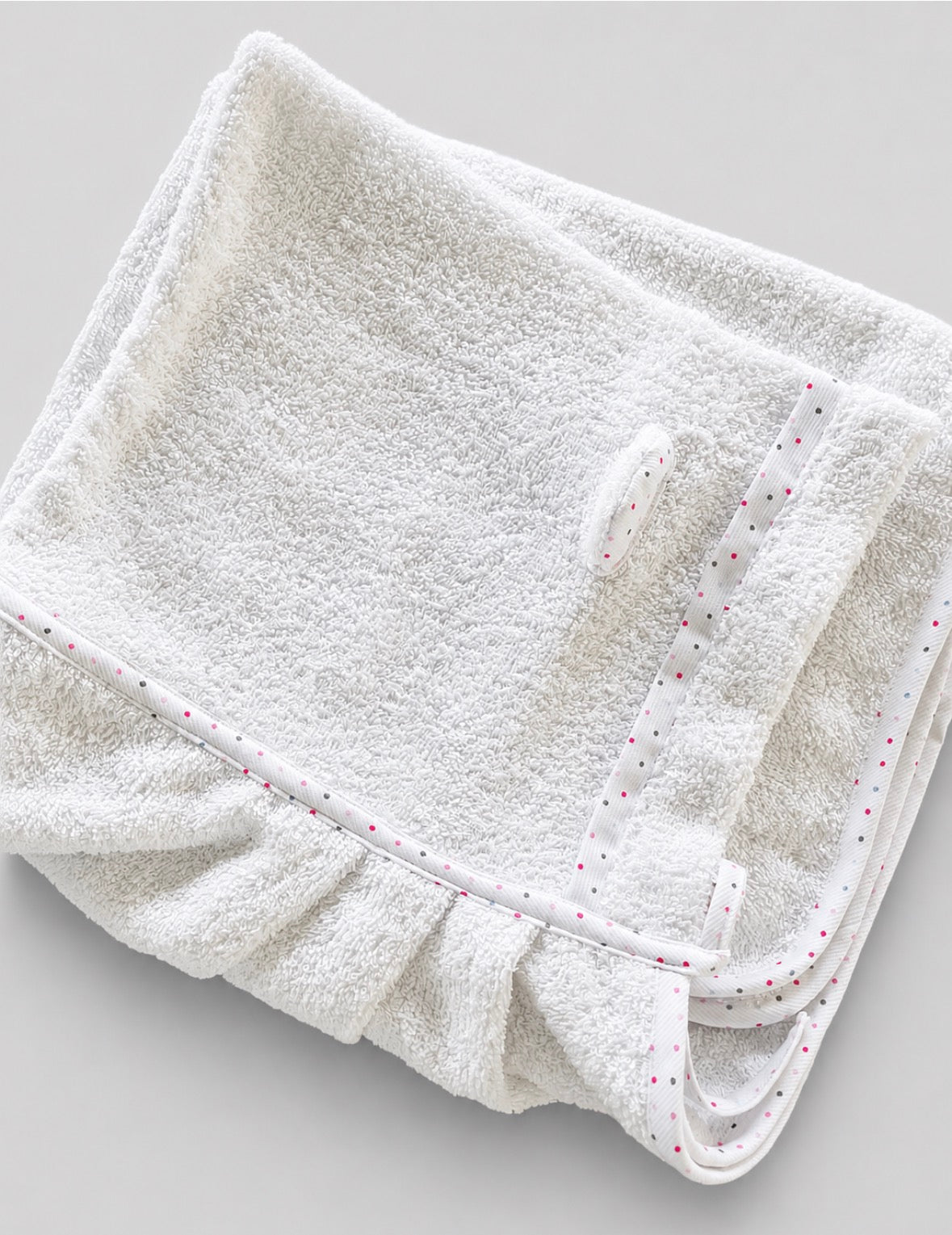 TOALLA OREJAS ROSA CELESTE