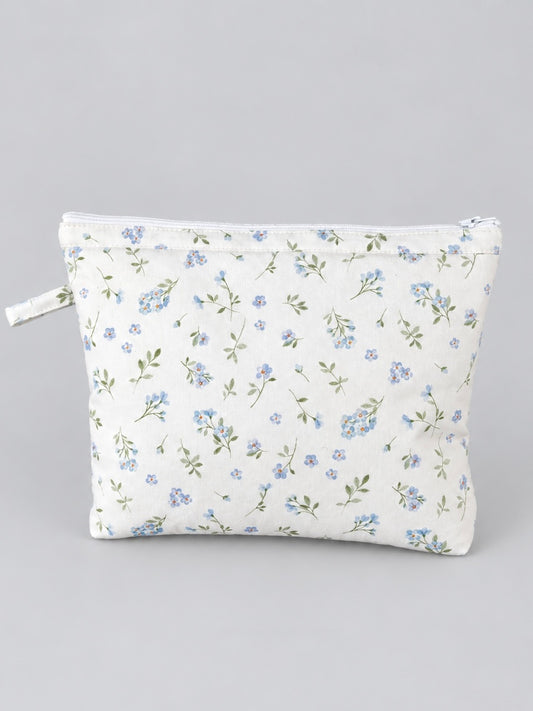 ESTUCHE-COSMETIQUERO FLOR CELESTE