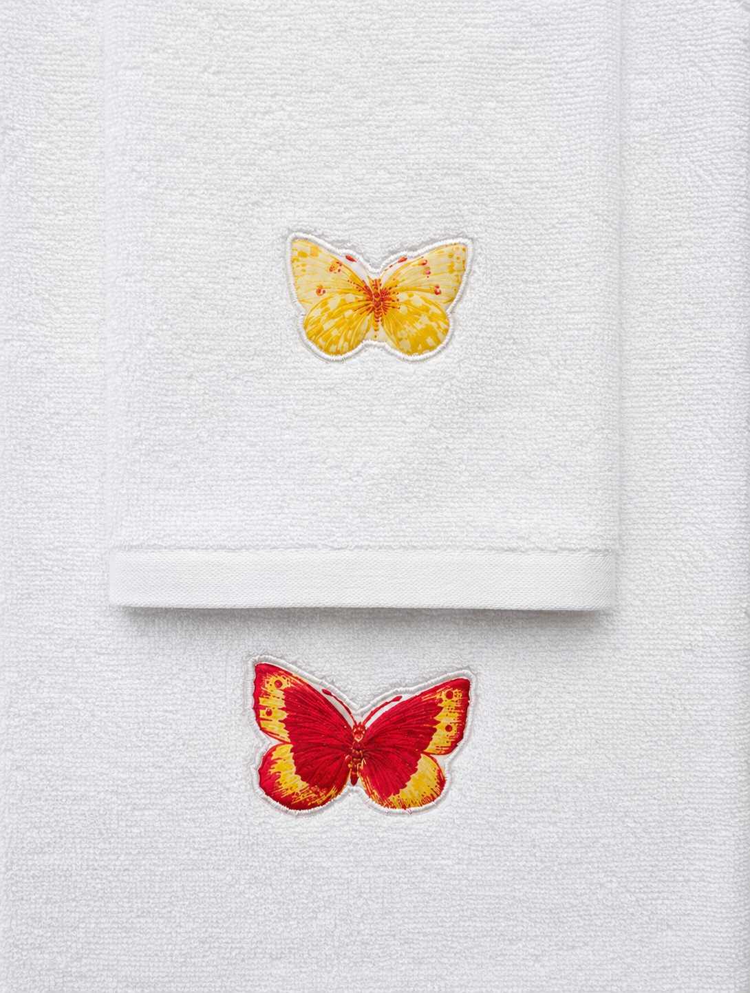 CONJUNTO TOALLA MANO-VISITA MARIPOSA AMA