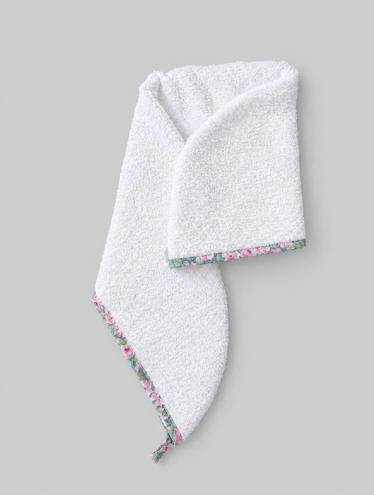 TOALLA PARA PELO FLOR LILA