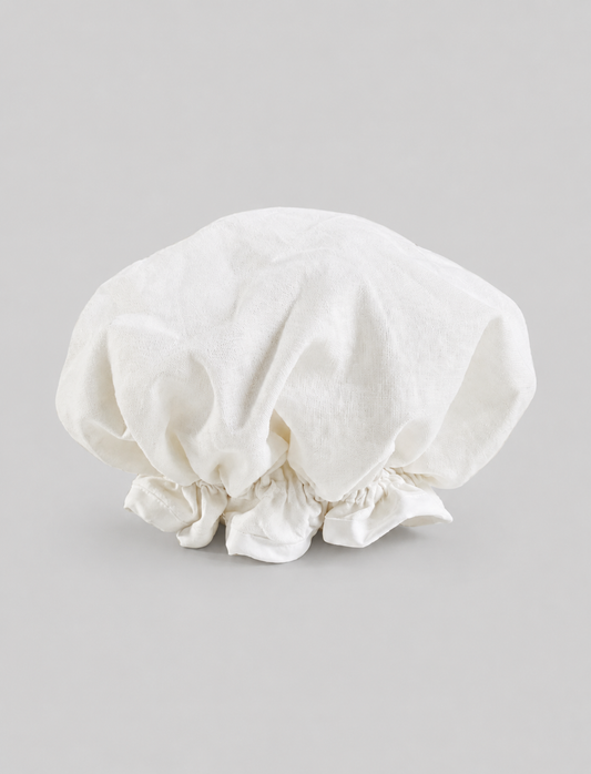 GORRA DE BAÑO LINO BLANCO