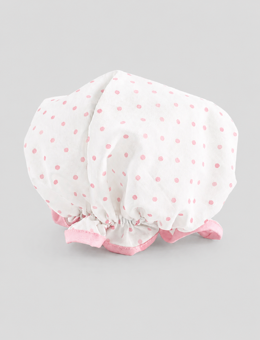 GORRA DE BAÑO PUNTO ROSA