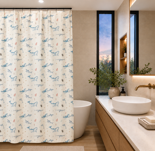 CORTINA DE BAÑO MAR