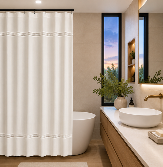 CORTINA DE BAÑO ESPIGA