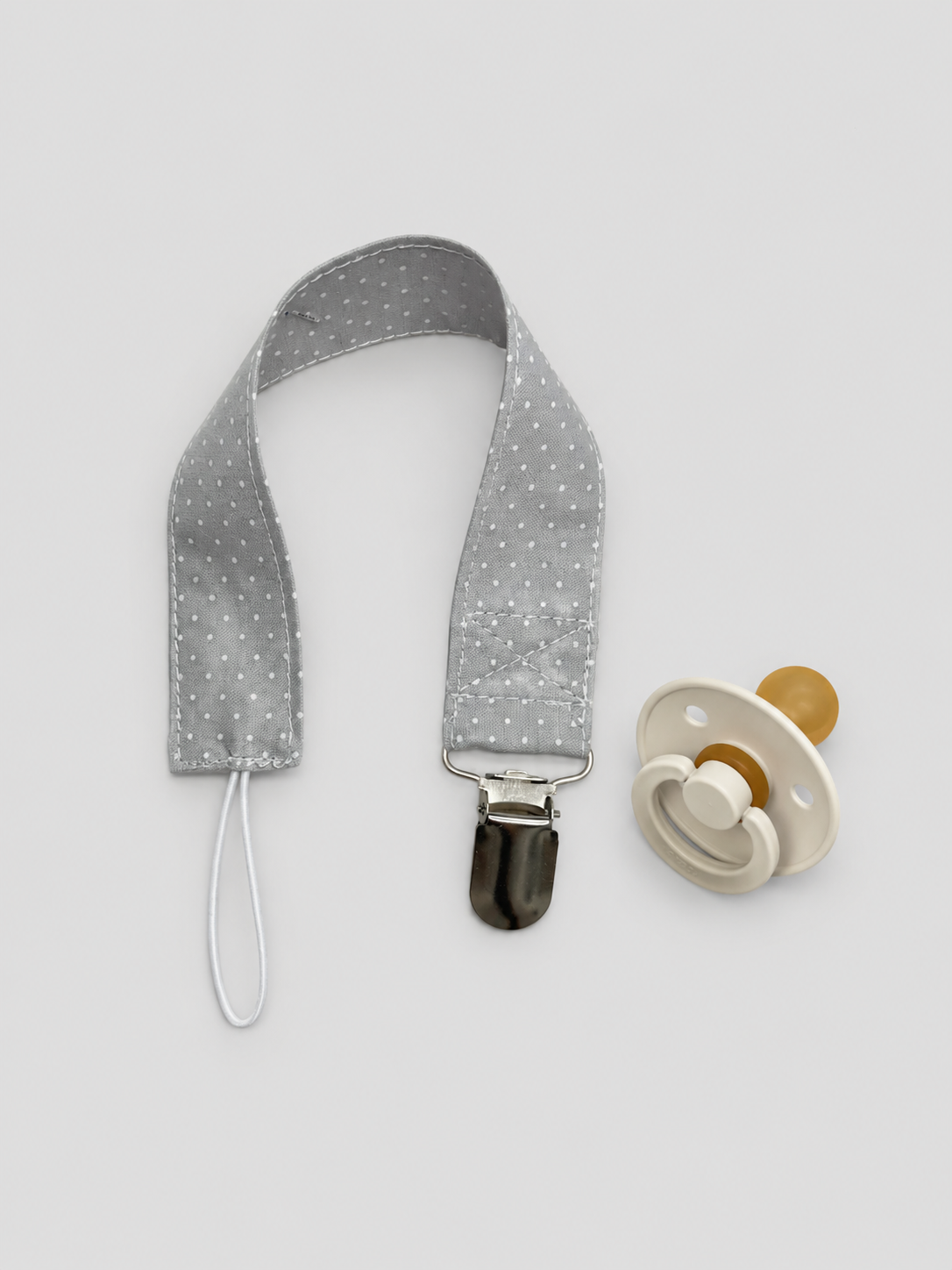 PORTA CHUPETES GRIS