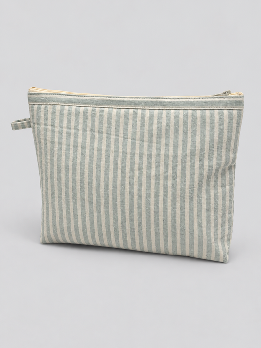 ESTUCHE-COSMETIQUERO RAYAS AGUA
